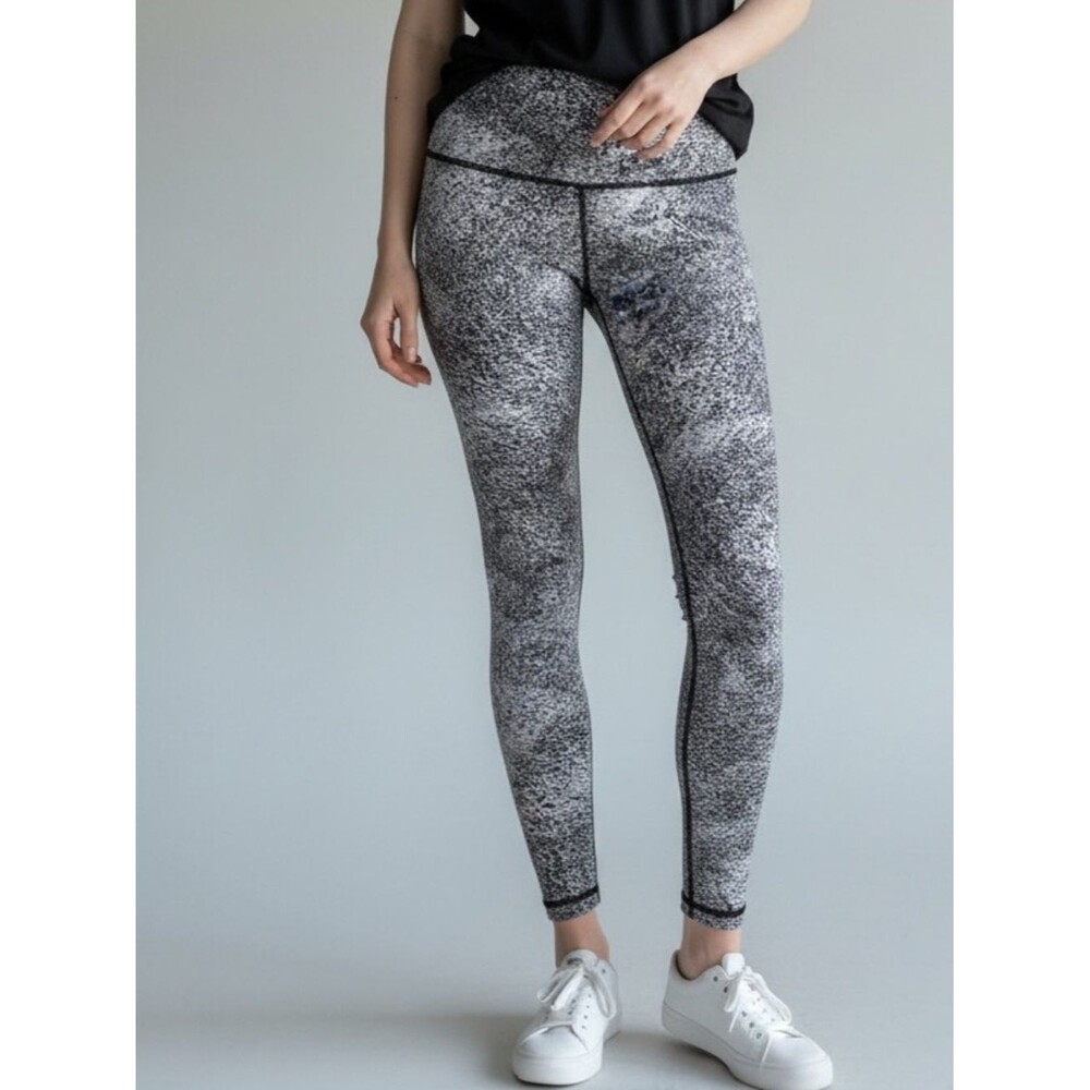 Lululemon Women's Wunder Under High Rise Leggings Luon Spray Jacquard